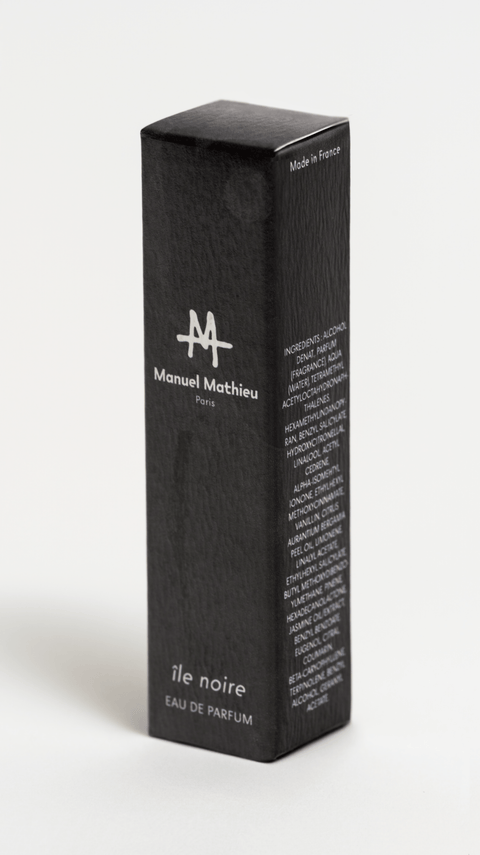 île noire Format Voyage - Manuel Mathieu Parfums