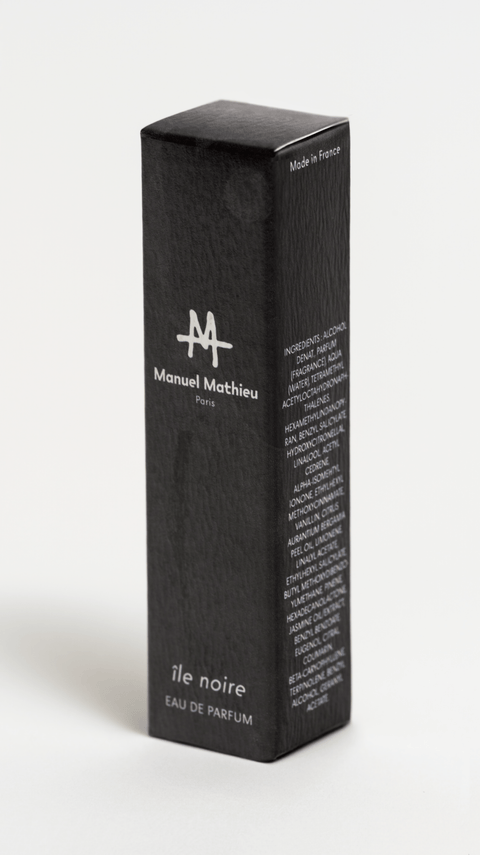 île noire Format Voyage - Manuel Mathieu Parfums